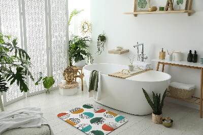 Non slip bath mat Circles Lines