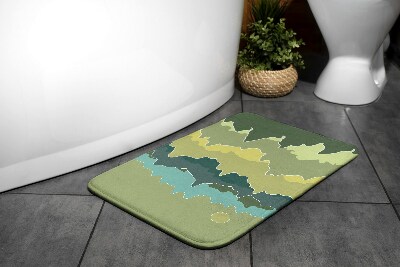 Bath mat Mountains Abstraction