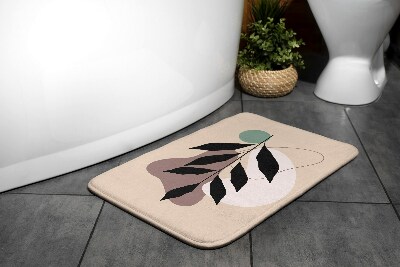 Non slip bath mat Leaf