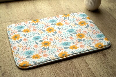 Non slip shower mat Floral pattern