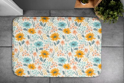 Non slip shower mat Floral pattern