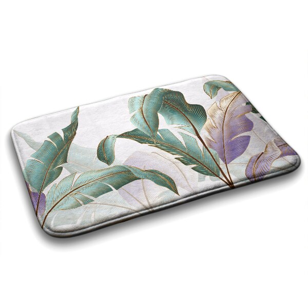 Bath mat Leaves