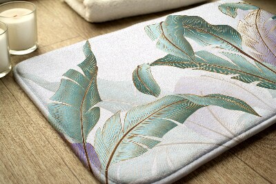 Bath mat Leaves