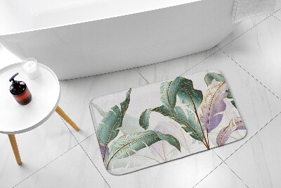 Bath mat Leaves