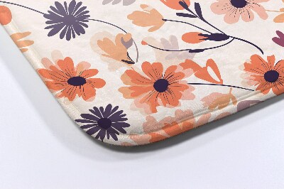 Bathroom mat Floral pattern