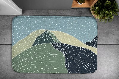 Bathmat Geometric Landscape