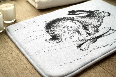 Bathroom carpet Hare Animals