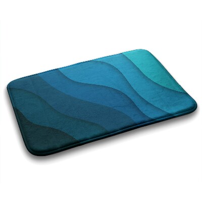 Non slip shower mat Blue Gradient