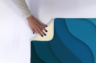 Non slip shower mat Blue Gradient