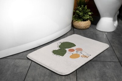 Bath rug Cats Monstera