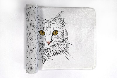 Bathmat Cat Animals