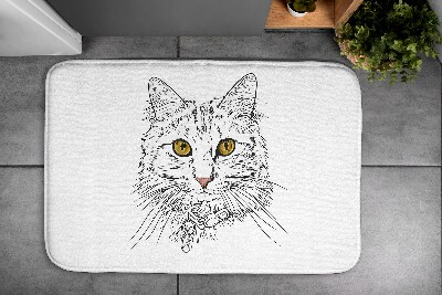 Bathmat Cat Animals