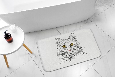 Bathmat Cat Animals