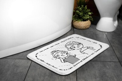 Non slip bath mat Girls