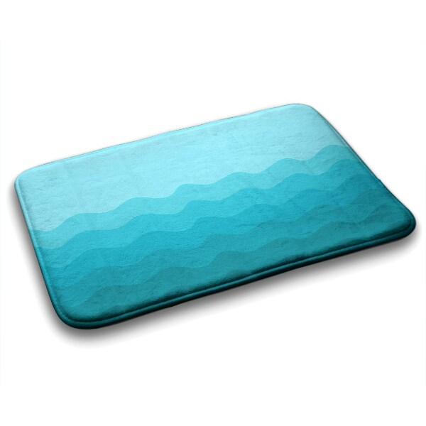 Bath rug Geometric Waves