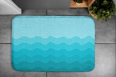 Bath rug Geometric Waves