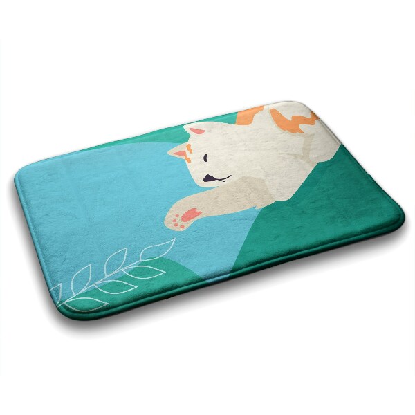 Bathmat Cat Animals