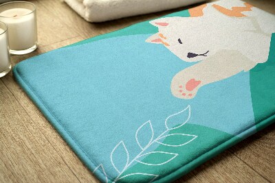 Bathmat Cat Animals