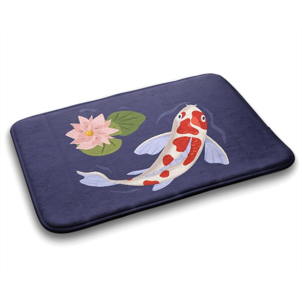 Bath mat Koi fish