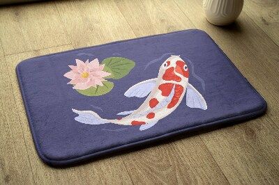 Bath mat Koi fish