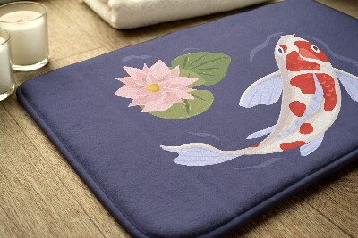 Bath mat Koi fish