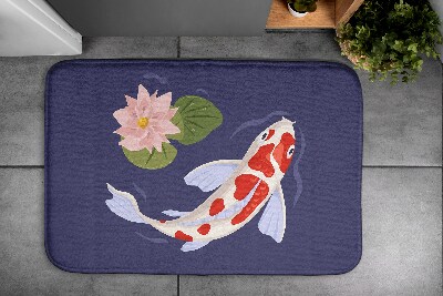 Bath mat Koi fish