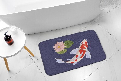 Bath mat Koi fish