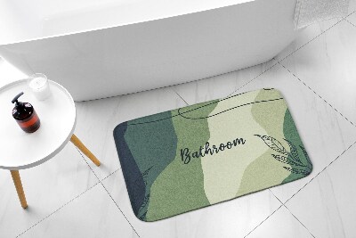 Bathroom mat Pastel Greens