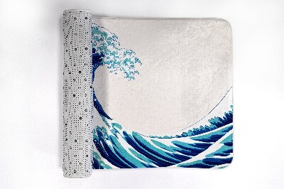 Non slip bath mat Wave Ocean Sea