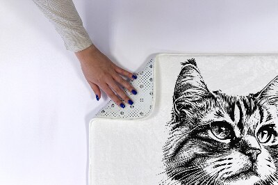 Bath mat Cat Animals