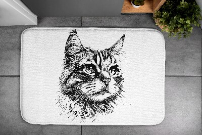 Bath mat Cat Animals