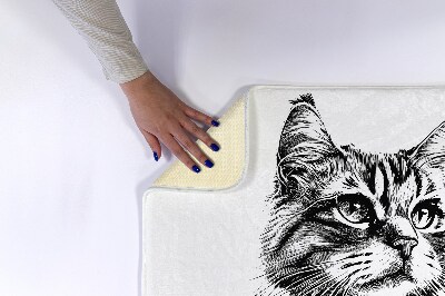 Bath mat Cat Animals