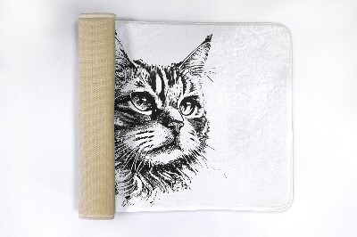 Bath mat Cat Animals