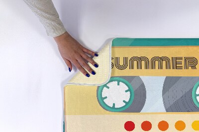 Bathroom mat Retro cassette