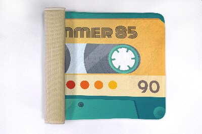 Bathroom mat Retro cassette