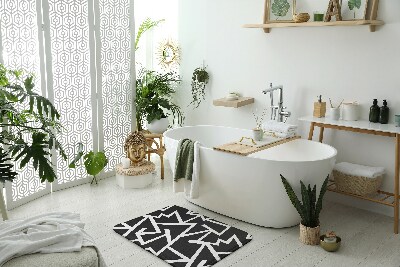 Non slip bath mat Geometric Lines