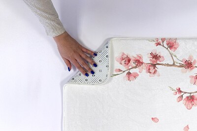 Bath mat Japanese Flowers