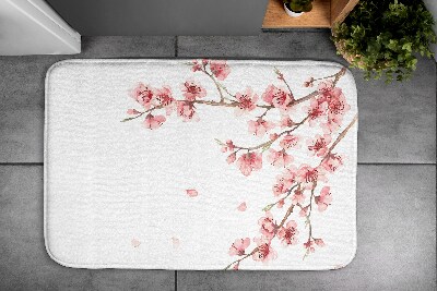 Bath mat Japanese Flowers