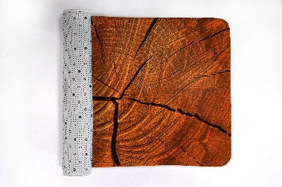 Non slip shower mat Tree trunk