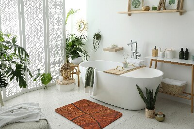 Non slip shower mat Tree trunk