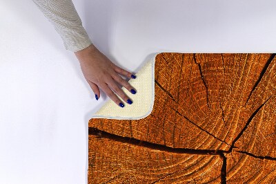 Non slip shower mat Tree trunk