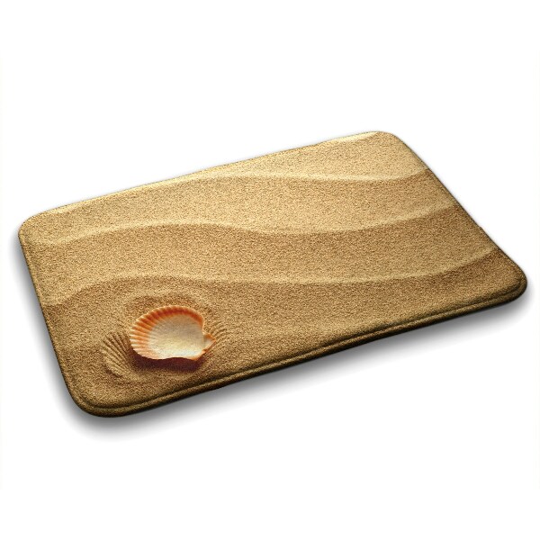 Bathroom mat Sandy beach