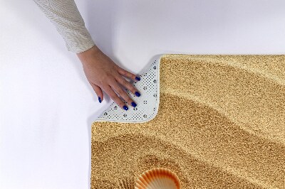 Bathroom mat Sandy beach