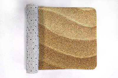 Bathroom mat Sandy beach