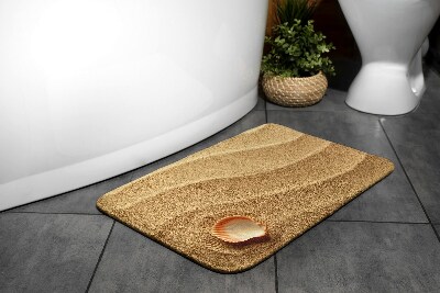 Bathroom mat Sandy beach