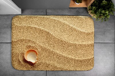 Bathroom mat Sandy beach