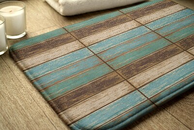 Bath rug Wood pattern