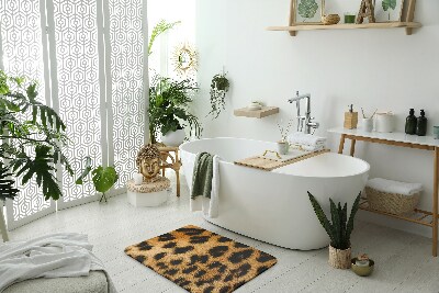 Non slip bath mat Leopard