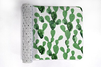 Bathroom mat Cactus pattern