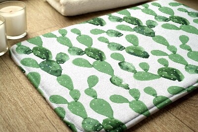 Bathroom mat Cactus pattern